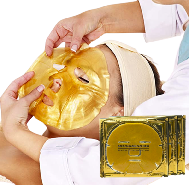 *Made in Korea* 24K Gold Gel Face Mask & under-eye patch for instant hydration and anti-againg effect!