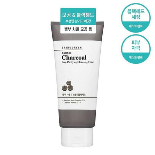 Bring Green Bamboo Charcoal Pore Purifying Cleansing Foam 300ml