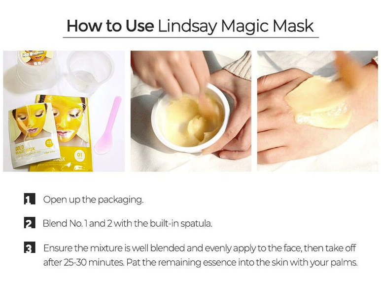 Lindsay Luxury Magic Mask 65g/6.5g (Tray Type)