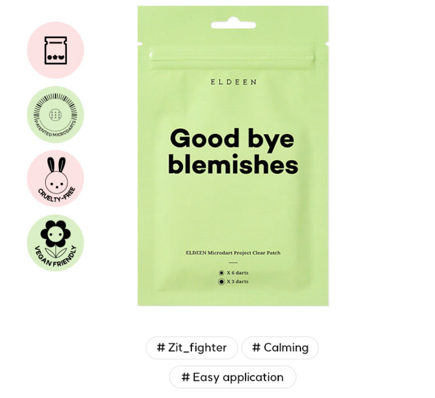 ELDEEN Good bye Blemishes Microneedle Patch (9ea)