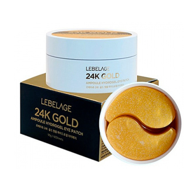 Lebelage 24K Gold Ampoule Hydrogel Eye Patch 90g / 60sheets