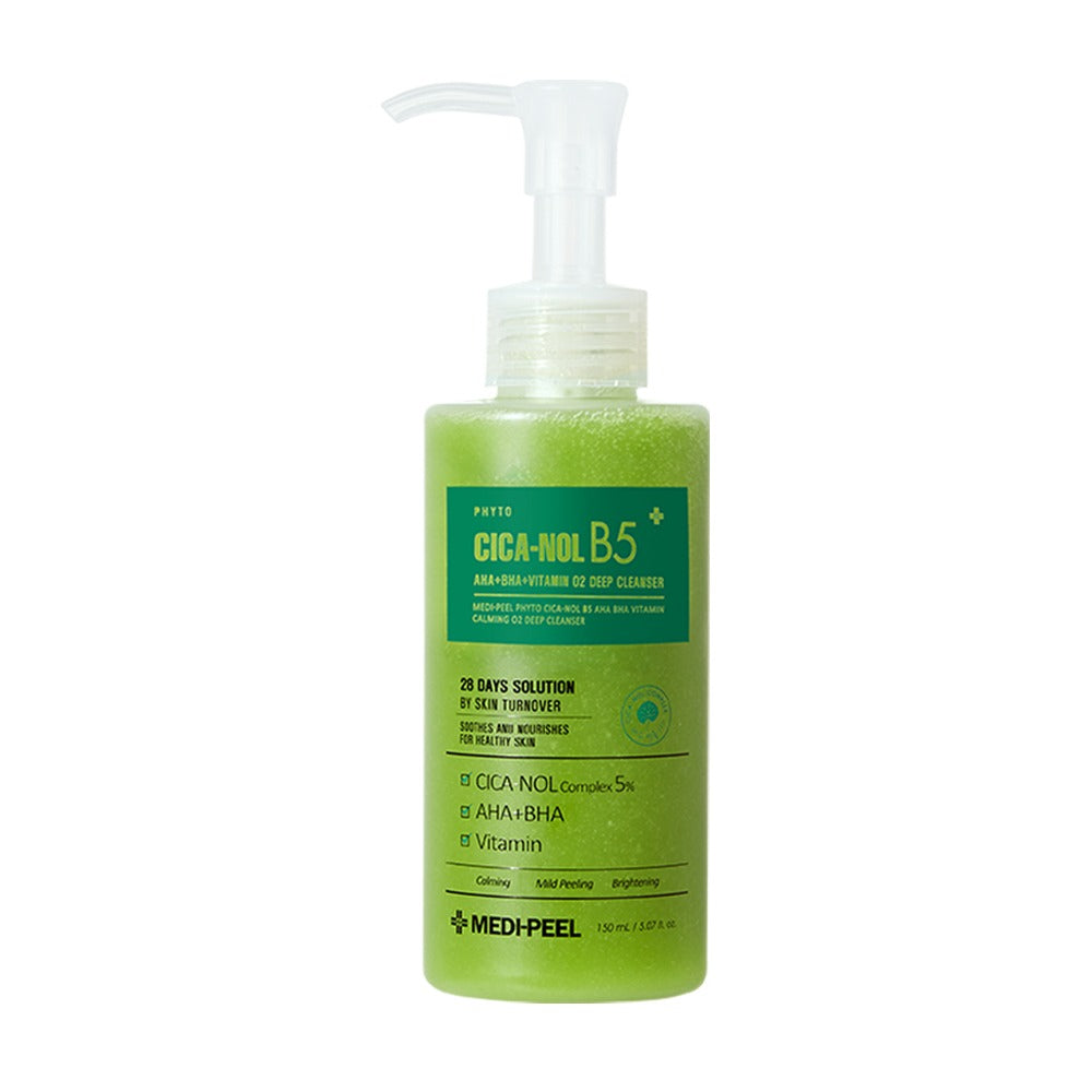 PHYTO CICA-NOL B5 AHA BHA VITAMIN CALMING O2 DEEP CLEANSER 150ml