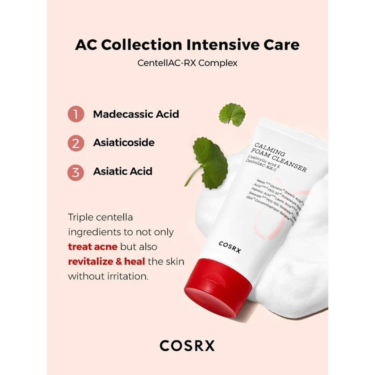 COSRX AC Collection Calming Foam Cleanser 150ml