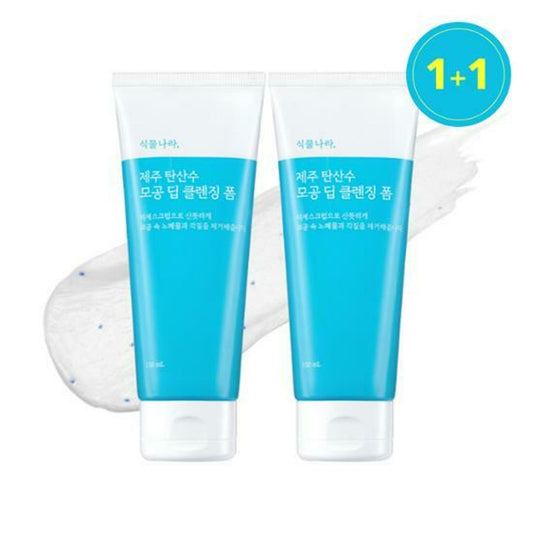 [1+1] Shingmulnara Jeju Sparkling Water Pore Deep Cleansing Foam 150mL X 2ea