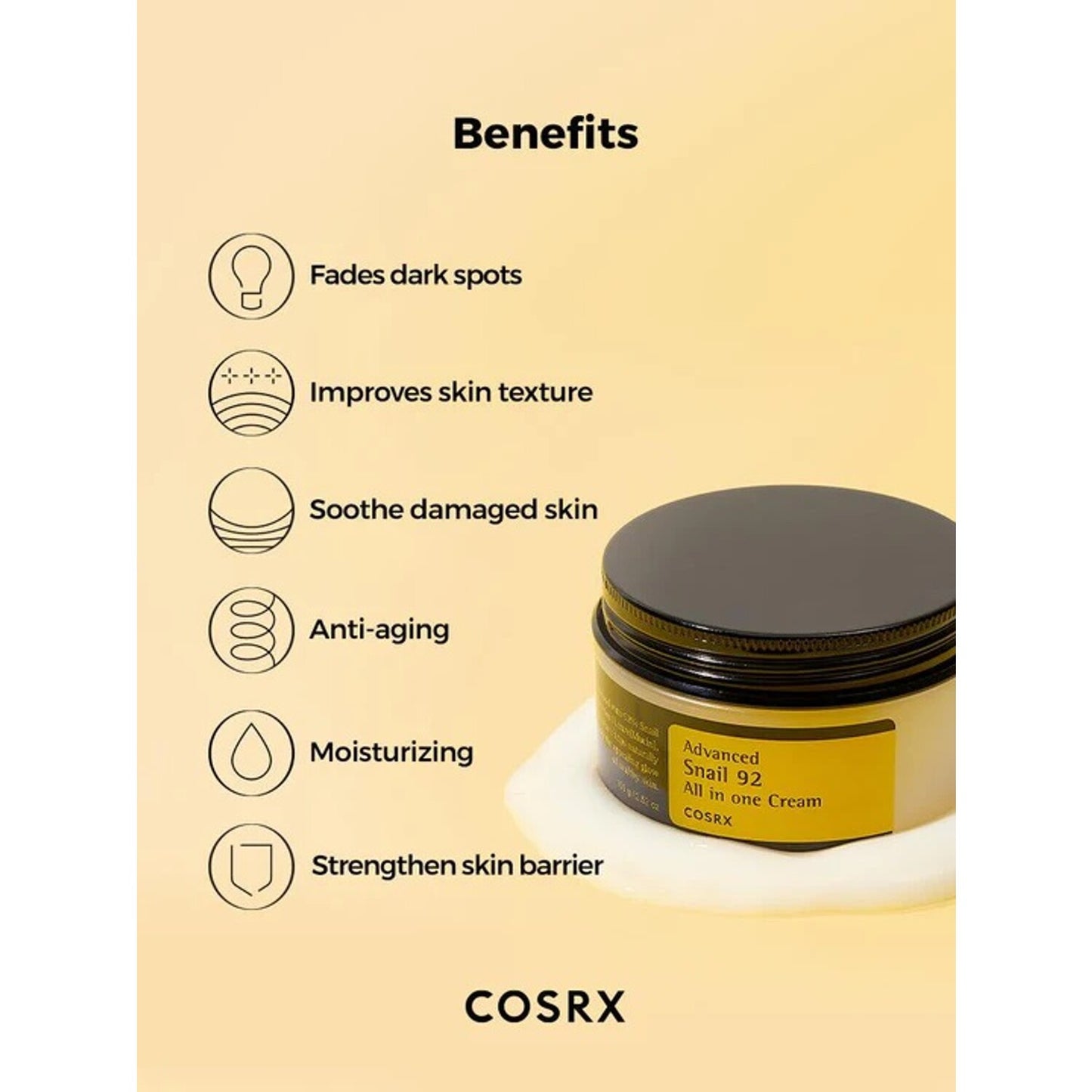 COSRX Advanced Snail 92 All In One Cream 100mL