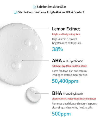 AHA BHA Lemon Toner 150ml